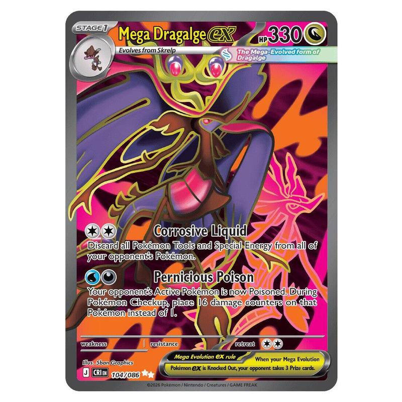 Pokemon - Mega Evolution - Chaos Rising - Mega Dragalge ex