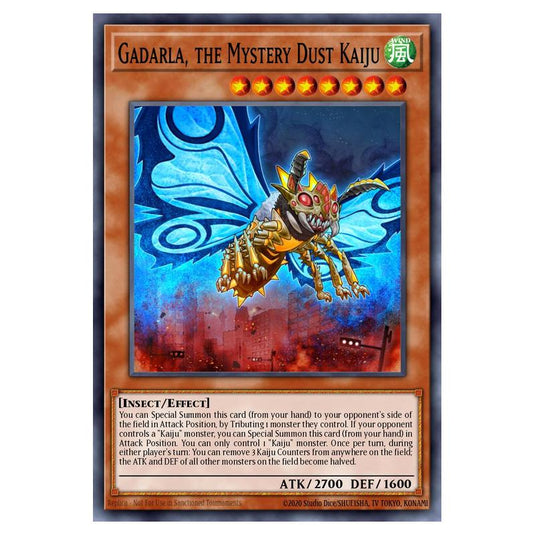Yu-Gi-Oh! - Structure Deck - Beware of Traptrix - Gadarla, the Mystery Dust Kaiju (Common) SDBT-EN009