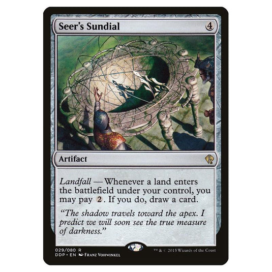 Magic the Gathering - Duel Decks: Zendikar vs. Eldrazi - Seer\\'s Sundial - 29