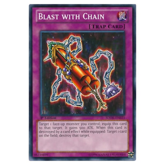 Yu-Gi-Oh! - Onslaught of the Fire Kings Structure Deck - Blast with Chain (Common) SDOK-EN035