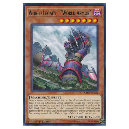 Yu-Gi-Oh! - Circuit Break - World Legacy - "World Armor" (Rare) CIBR-EN022
