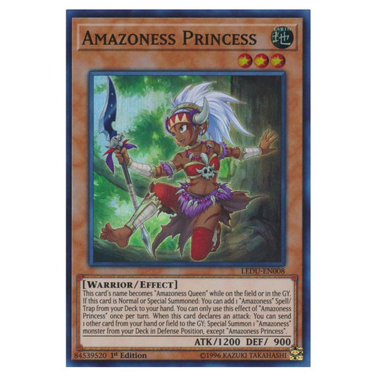 Yu-Gi-Oh! - Legendary Duelists - Amazoness Princess (Super Rare) LEDU-EN008