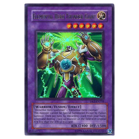 Yu-Gi-Oh! - Dark Revelation Volume 3 - Elemental HERO Thunder Giant (Ultra Rare) DR3-EN216