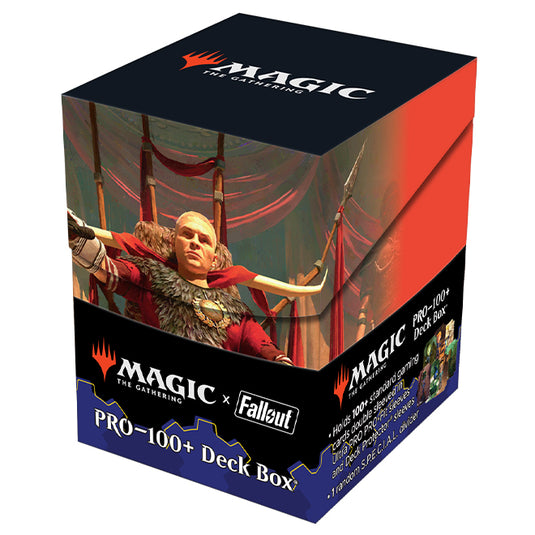 Ultra Pro - Magic the Gathering - Universes Beyond - Fallout - 100+ Deck Box - D