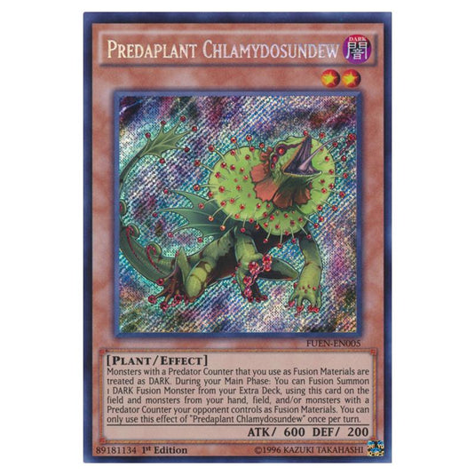 Yu-Gi-Oh! - Fusion Enforcers - Predaplant Chlamydosundew (Secret Rare) FUEN-EN005