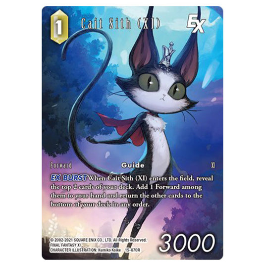 Final Fantasy - Opus 15 - Crystal Dominion - Cait Sith (XI) - Full Art Foil - (15-070R)