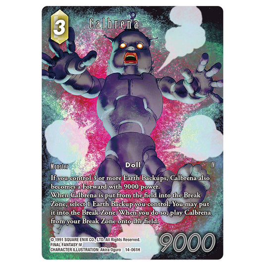 Final Fantasy - Opus 14 - Calbrena - Full Art Foil - (14-061H)