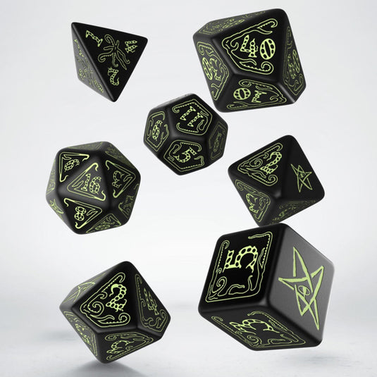 Call of Cthulhu Black & glow-in-the-dark Dice Set