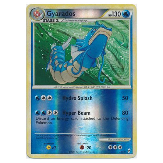 Pokemon - Call of Legends - (Reverse Holo) - Gyarados 7/95