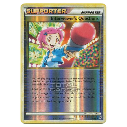 Pokemon - Call of Legends - (Reverse Holo) - Interviewer's Questions 79/95