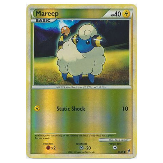 Pokemon - Call of Legends - (Reverse Holo) - Mareep 63/95