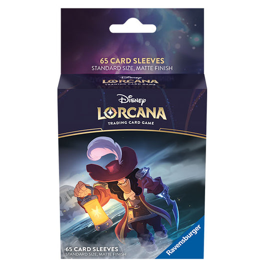 Lorcana - The First Chapter - Captain Hook - Card Sleeves (65 Sleeves)