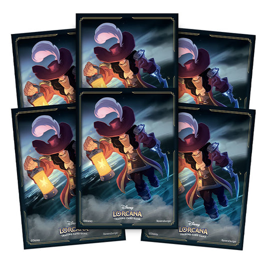 Lorcana - The First Chapter - Captain Hook - Card Sleeves (65 Sleeves)