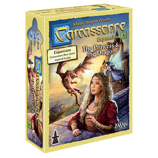 Carcassonne - Exp: 3 - The Princess and the Dragon