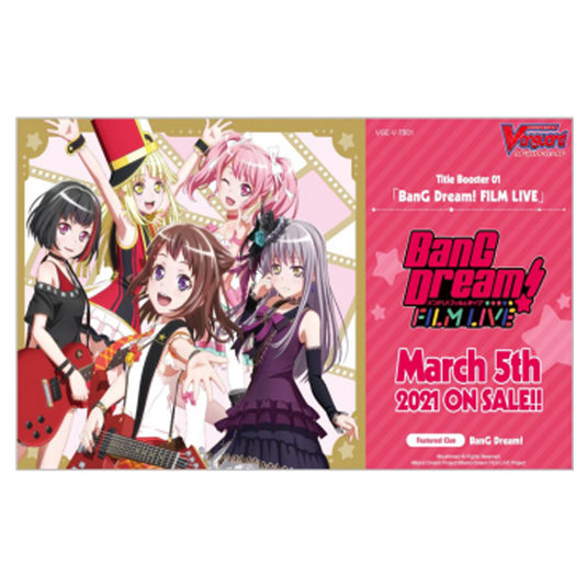 Cardfight!! Vanguard - BanG Dream! FILM LIVE - Title Booster Box (12 Packs)