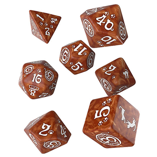 Q-Workshop - Cats - Muffin - Dice Set