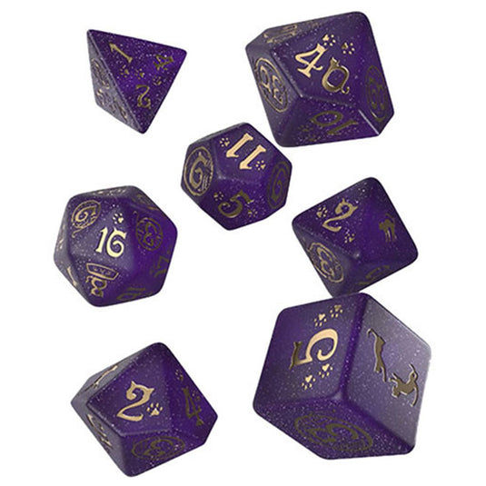 Q-Workshop - Cats - Purrito - Dice Set