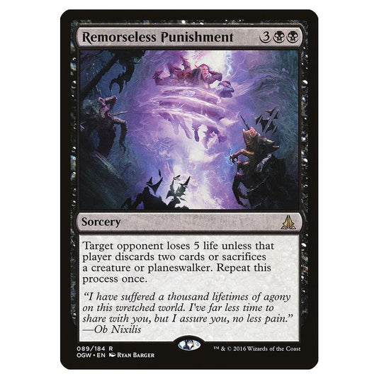 Magic the Gathering - Oath of the Gatewatch - Remorseless Punishment - 89/184