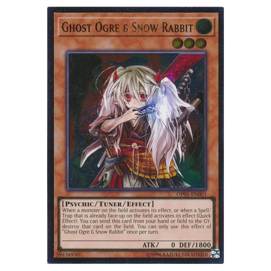 Yu-Gi-Oh! - OTS Tournament Pack 5 - Ghost Ogre & Snow Rabbit (Ultimate Rare) OP05-EN001