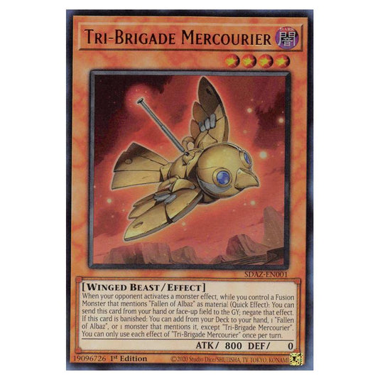 Yu-Gi-Oh! - Structure Deck - Albaz Strike - Tri-Brigade Mercourier (Ultra Rare) SDAZ-EN001