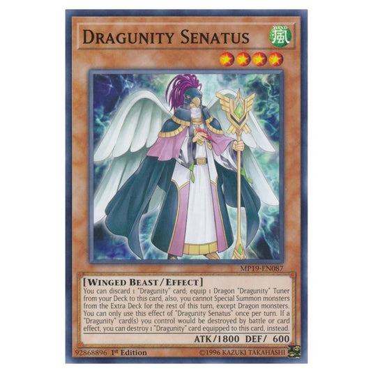 Yu-Gi-Oh! - 2019 Gold Sarcophagus Tin Mega Pack - Dragunity Senatus (Common) MP19-EN087