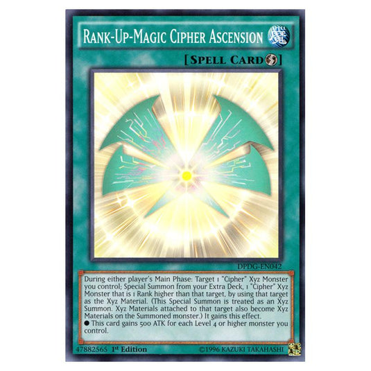 Yu-Gi-Oh! - Duelist Pack - Dimensional Guardians - Rank-Up-Magic Cipher Ascension (Common) DPDG-EN042