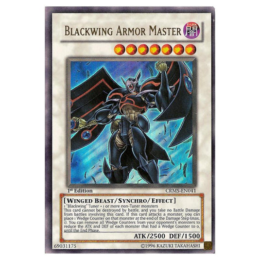 Yu-Gi-Oh! - Crimson Crisis - Blackwing Armor Master (Ultra Rare) CRMS-EN041