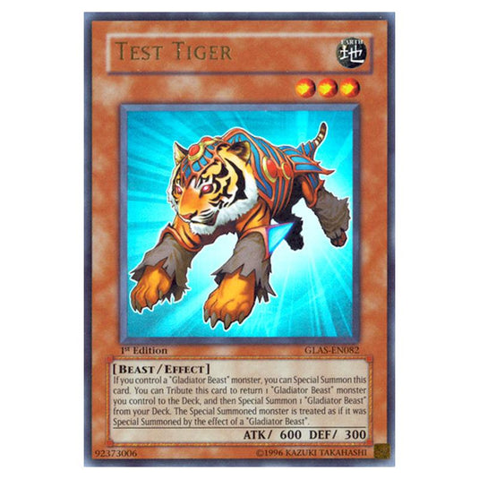 Yu-Gi-Oh! - Gladiator\'s Assault - Test Tiger (Ultra Rare) GLAS-EN082