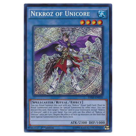 Yu-Gi-Oh! - The Secret Forces - Nekroz of Unicore (Secret Rare) THSF-EN016