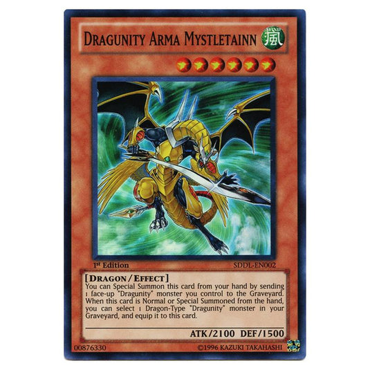 Yu-Gi-Oh! - Dragunity Legion Structure Deck - Dragunity Arma Mystletainn (Super Rare) SDDL-EN002