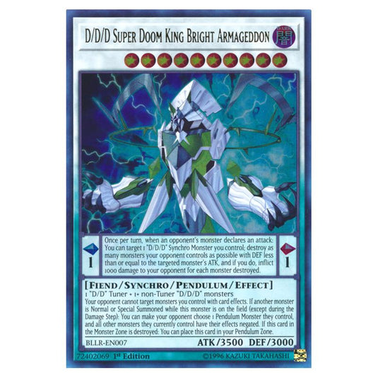 Yu-Gi-Oh! - Battles of Legend - Light's Revenge - D/D/D Super Doom King Bright Armageddon (Ultra Rare) BLLR-EN007