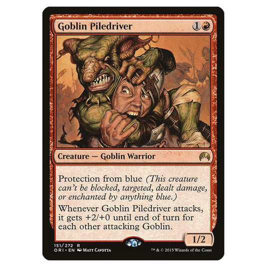 Magic The Gathering - Magic Origins - Goblin Piledriver - 151/272