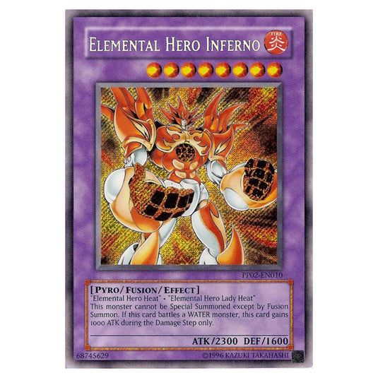 Yu-Gi-Oh! - Premium Pack 2 (TCG) - Elemental HERO Inferno (Secret Rare) PP02-EN010