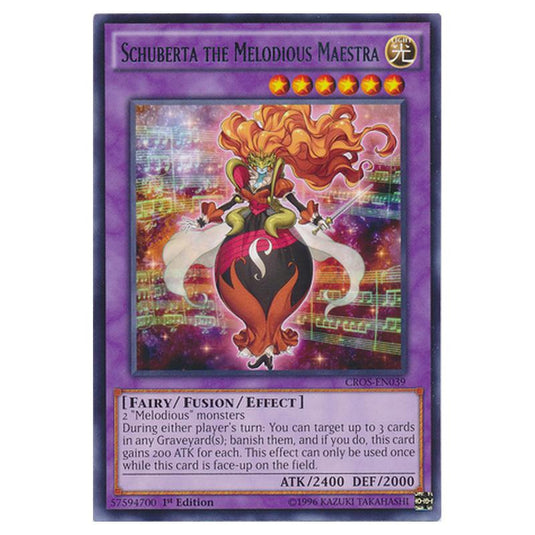 Yu-Gi-Oh! - Crossed Souls - Schuberta the Melodious Maestra (Rare) CROS-EN039