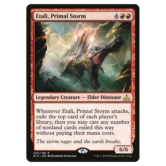 Magic The Gathering - Rivals Of Ixalan - Etali, Primal Storm - 100/196