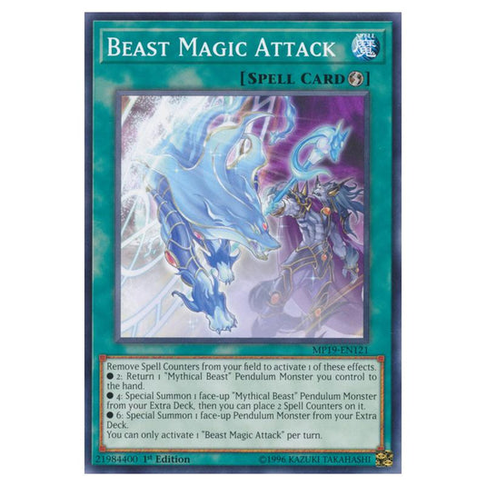 Yu-Gi-Oh! - 2019 Gold Sarcophagus Tin Mega Pack - Beast Magic Attack (Common) MP19-EN121