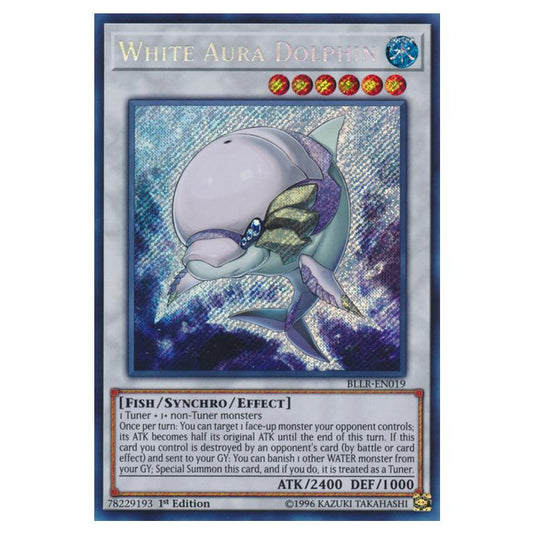 Yu-Gi-Oh! - Battles of Legend - Light's Revenge - White Aura Dolphin (Secret Rare) BLLR-EN019