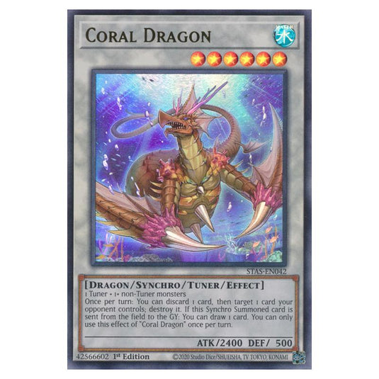 Yu-Gi-Oh! - 2-Player Starter Set - Coral Dragon (Ultra Rare) STAS-EN042