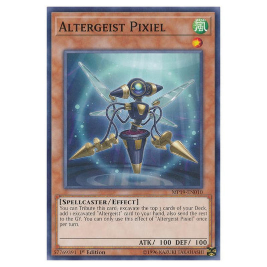 Yu-Gi-Oh! - 2019 Gold Sarcophagus Tin Mega Pack - Altergeist Pixiel (Common) MP19-EN010