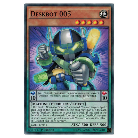Yu-Gi-Oh! - Clash of Rebellions - Deskbot 005 (Common) CORE-EN044
