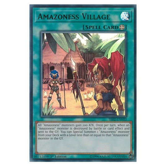 Yu-Gi-Oh! - Speed Duel Starter Decks - Duelists of Tomorrow - Amazoness Village (Ultra Rare) SS02-ENV03