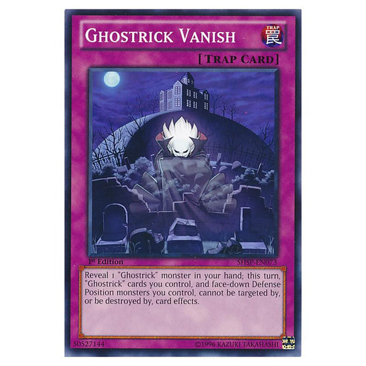 Yu-Gi-Oh! - Shadow Specters - Ghostrick Vanish (Common) SHSP-EN073