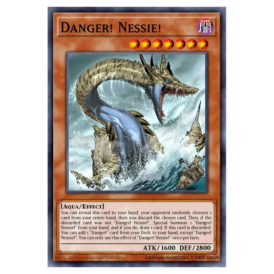 Yu-Gi-Oh! - Structure Deck - The Crimson King - Danger! Nessie! (Common) SDCK-EN022
