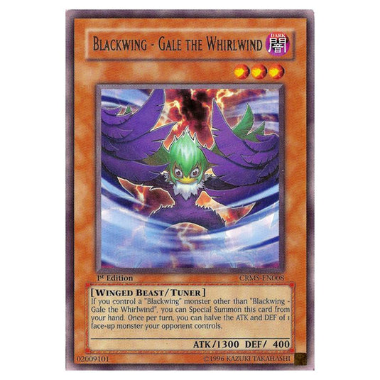Yu-Gi-Oh! - Crimson Crisis - Blackwing - Gale the Whirlwind (Rare) CRMS-EN008