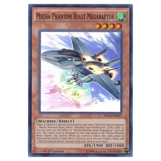 Yu-Gi-Oh! - 2014 Mega-Tin Mega Pack - Mecha Phantom Beast Megaraptor (Super Rare) MP14-EN007