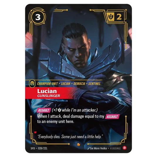 Riftbound: League of Legends TCG - Spiritforged - Lucian - Gunslinger - 028/221