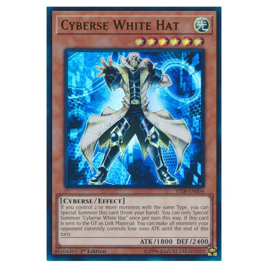 Yu-Gi-Oh! - Starter Deck - Codebreaker - Cyberse White Hat (Ultra Rare) YS18-EN004