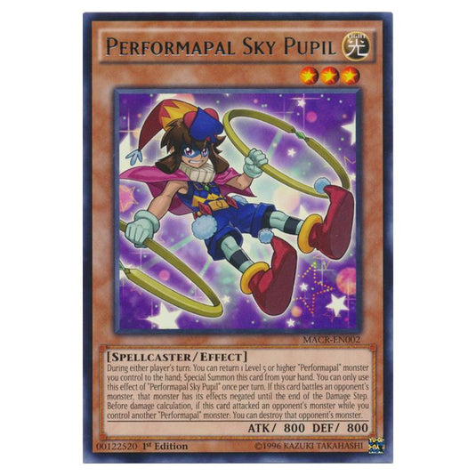 Yu-Gi-Oh! - Maximum Crisis - Performapal Sky Pupil (Rare) MACR-EN002