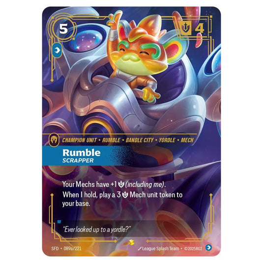 Riftbound: League of Legends TCG - Spiritforged - Rumble - Scrapper - 089a/221
