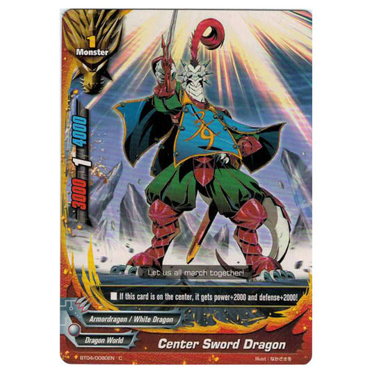 Future Card Buddyfight - Darkness Fable - Center Sword Dragon - 80/105